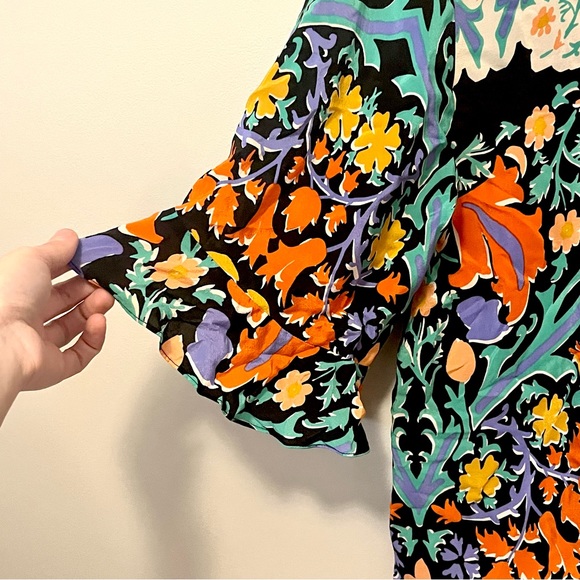 Anthropologie x Maeve flowy colorful floral print blouse - Picture 15 of 15